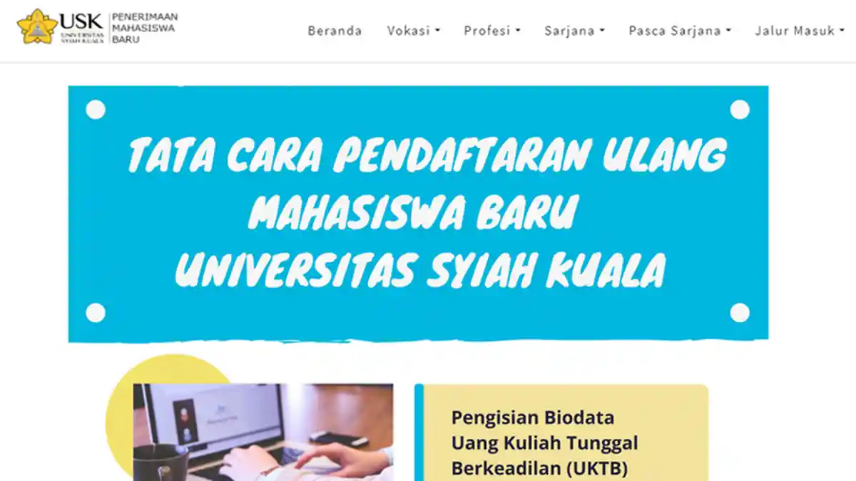 Download Hasil Pengumuman SBMPTN USK, Bagi Calon Maba yang Lulus Ini Tahap & Alur Daftar Ulangnya
