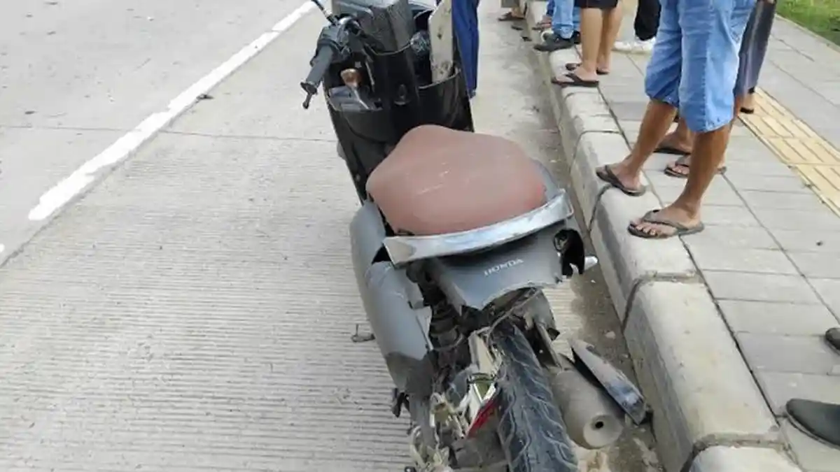 Kecelakaan di Soekarno Hatta, Sampri Tewas Setelah Ditabrak CRV Dari Belakang, Pelaku Kabur