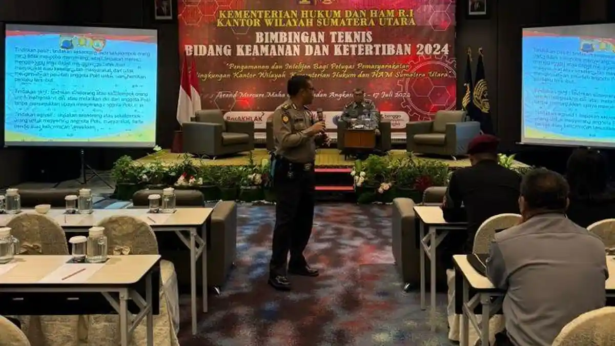 Kepala KPLP Lapas Lubukpakam Ikut Bimtek Keamanan dan Intelijen di Grand Mercure Medan