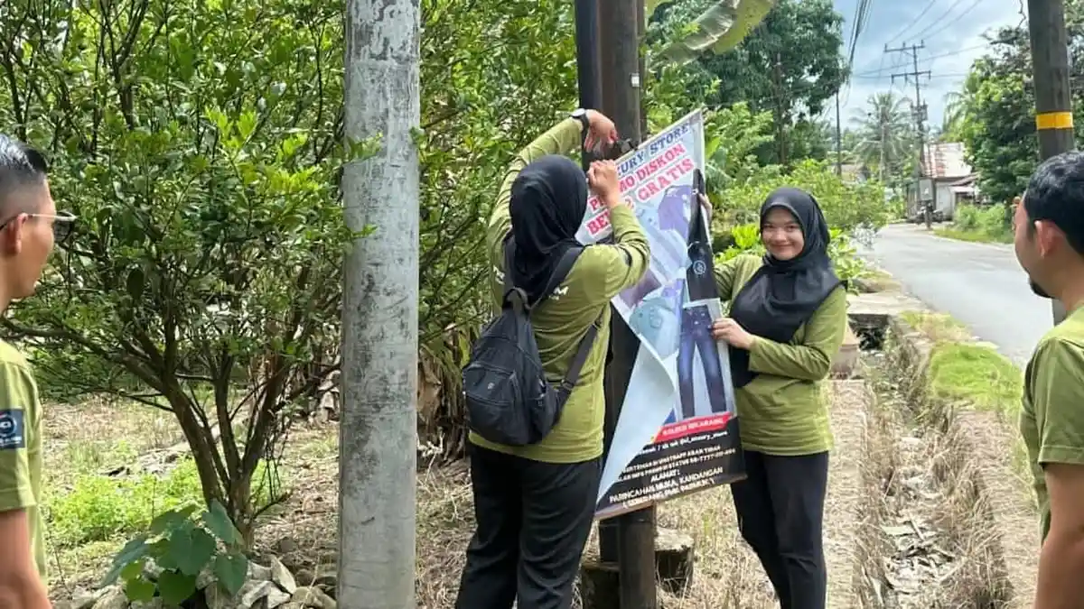 Dua Bulan Berjalan, Satpol PP HSS Tertibkan 70 Spanduk dan Reklame Liar  