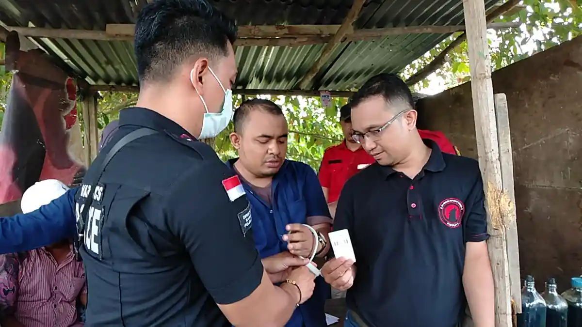 BREAKING NEWS Ditresnarkoba Polda Jambi Razia di Pulau Pandan, 20 Orang Diamankan