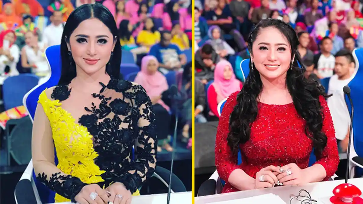Kenakan Gaun Ini Ketika Jadi Juri Dangdut Academy 4, Netizen Samakan Dewi Perssik dengan Bidadari