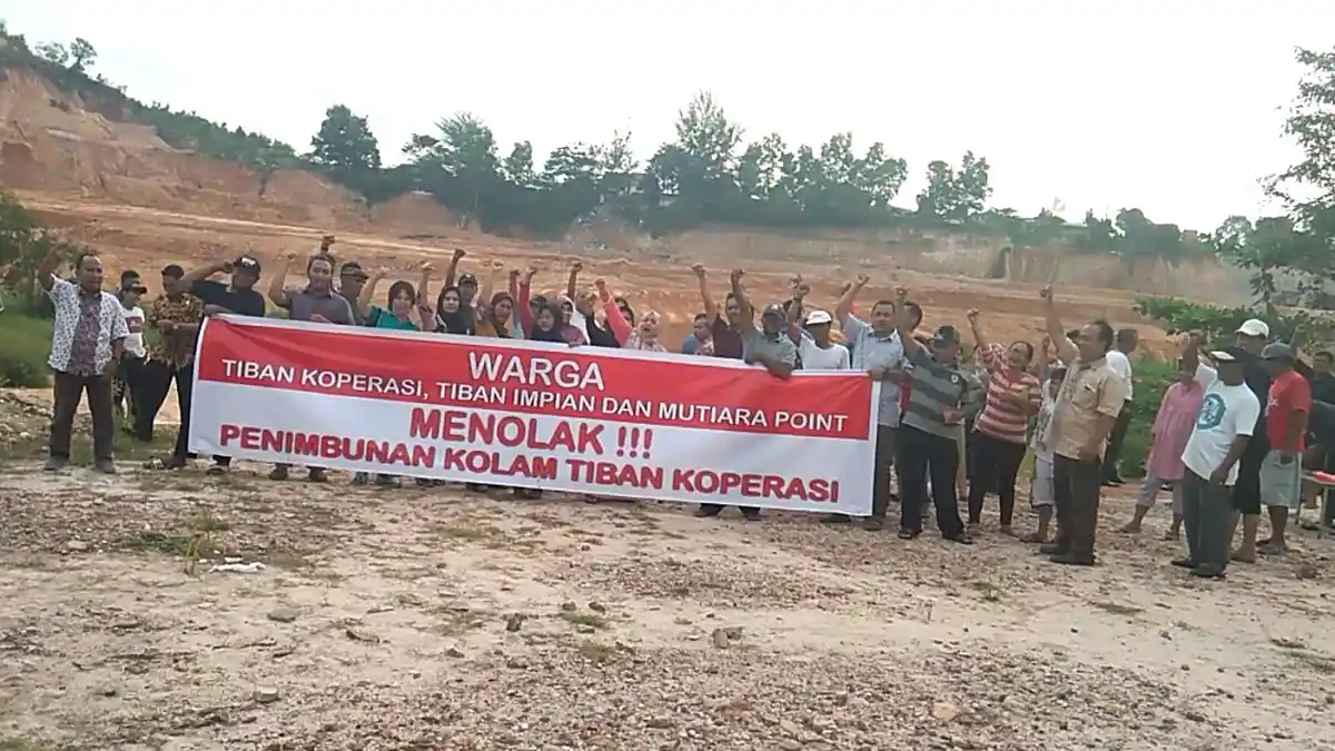 Ratusan Warga Tiban Koperasi Nyaris Bentrok, Ini Pemicunya