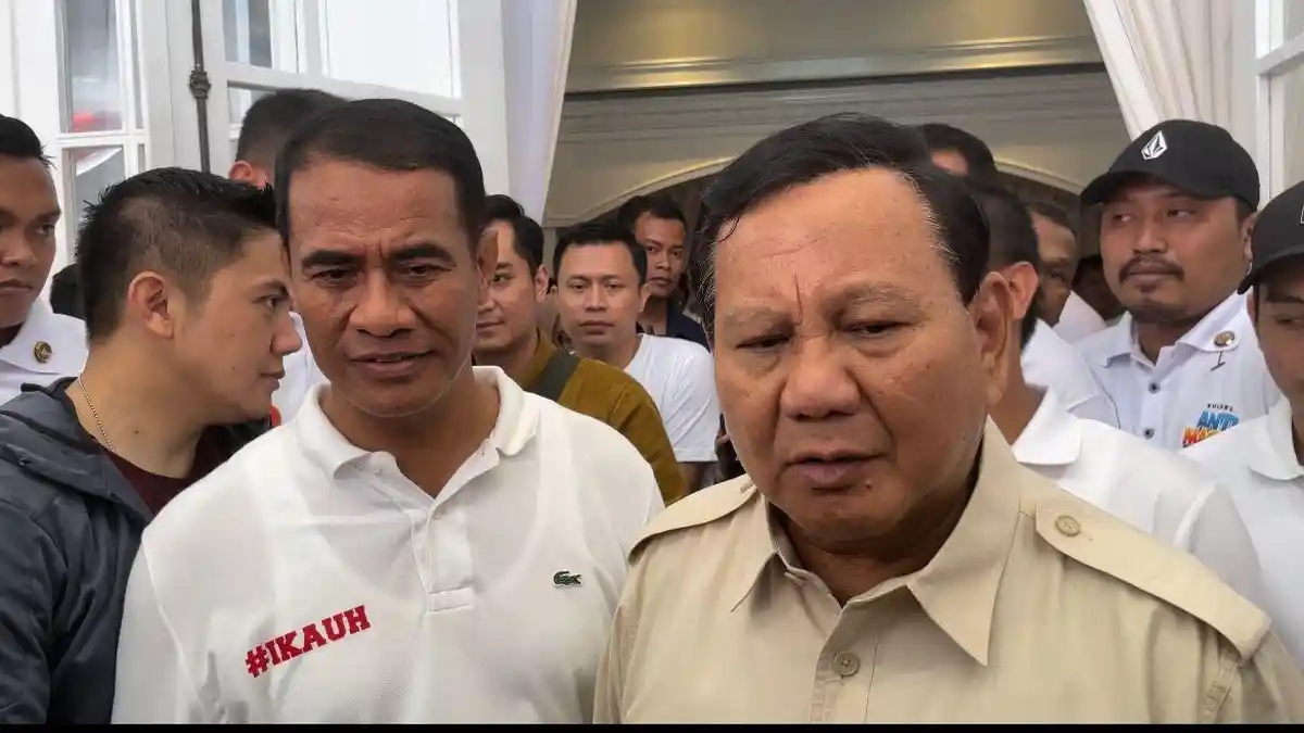 Percakapan Prabowo Subianto dan Amran Sulaiman di Rujab Gubernur Sulsel Bocor, Singgung Presiden