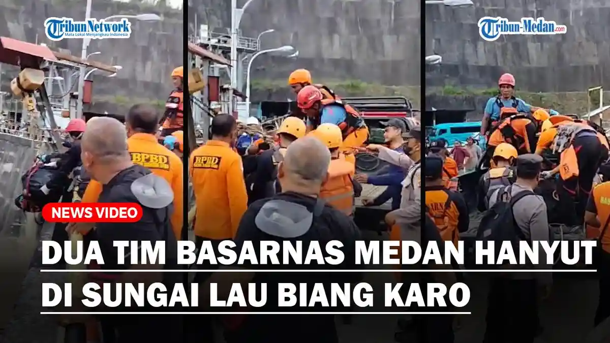 8 Hari Hilang Dicari, 2 Anggota Basarnas Medan yang Hanyut di Sungai Lau Biang Karo Ditemukan Tewas