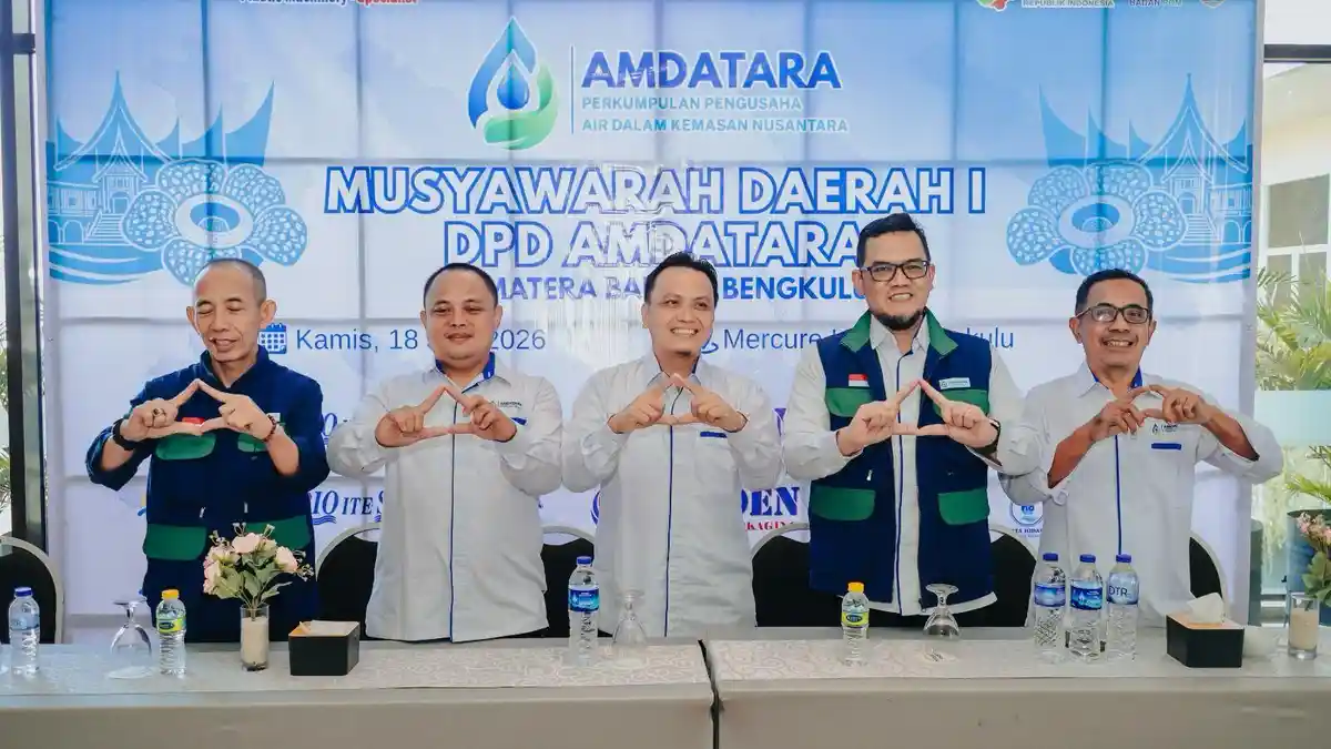 Komitmen Amdatara Sumbar-Bengkulu Wujudkan Industri AMDK Berkualitas dan Berkelanjutan - Tribunlampung.co.id