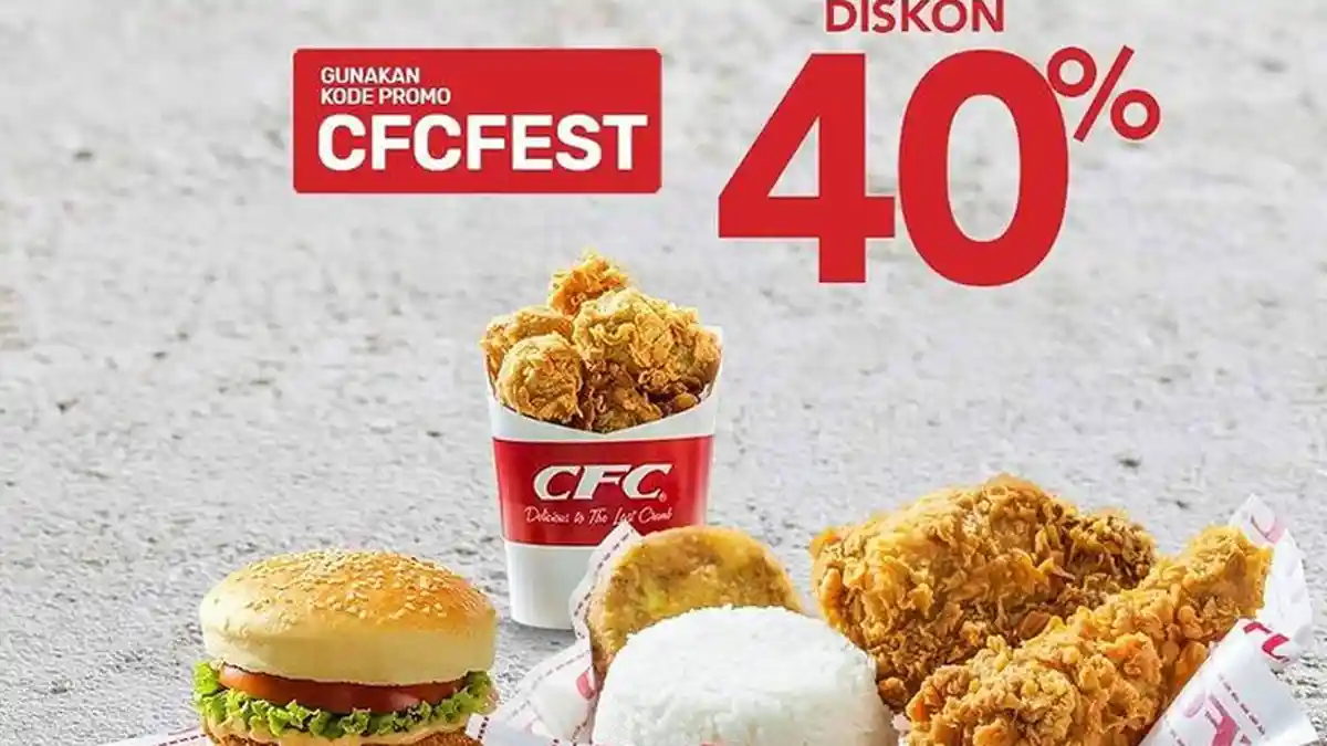 PROMO CFC Hari Ini 26 November 2020 Hingga 13 Desember 2020, Tambahan Diskon Rp 40 Ribu