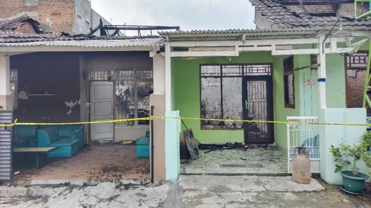 Kebakaran 3 Rumah di Bandar Lampung, 1 Penghuni Sempat Terjebak di Kamar saat Api Membara