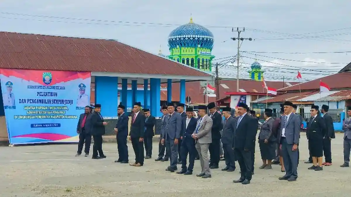 Freddy Thie Lantik 42 JPT, Administraror dan Pengawas Pemkab Kaimana Hari Ini