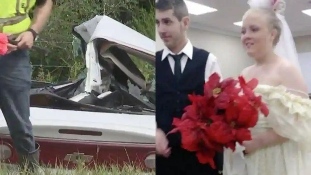 Beberapa Menit Setelah Menikah, Sepasang Pengantin Baru Tewas Seketika dalam Kecelakaan Tragis