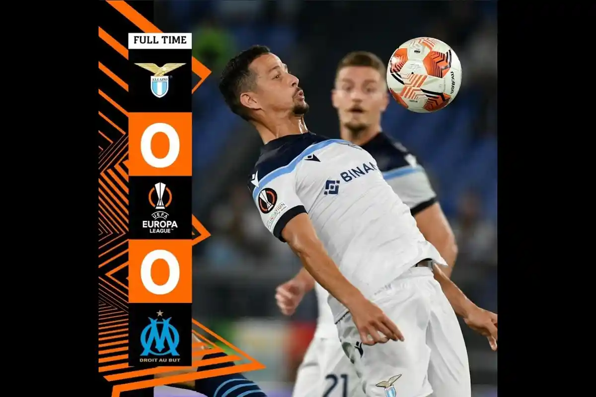 Hasil UEL: Lazio vs Marseille Imbang, West Ham dan Napoli Menang Telak