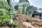 Longsor Sungai Landia Agam Timbun Jalan Matur-Bukittinggi, Jumat Siang Kendaraan Sudah Lewat