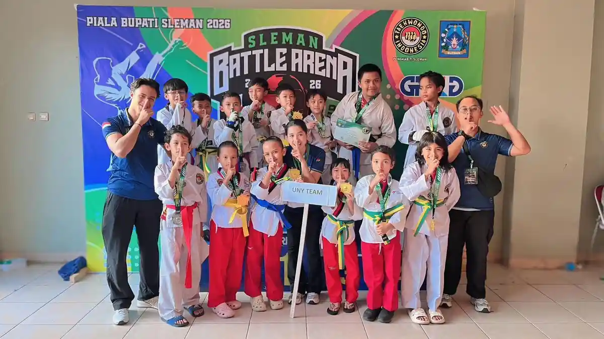 Tim Taekwondo SD Pedagogia Berjaya di Sleman Battle Arena 2026