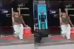 Detik-detik Tamu Hotel di Sawah Besar Gasak Rp3 Juta di Resepsionis, Aksi Nekat Terekam CCTV