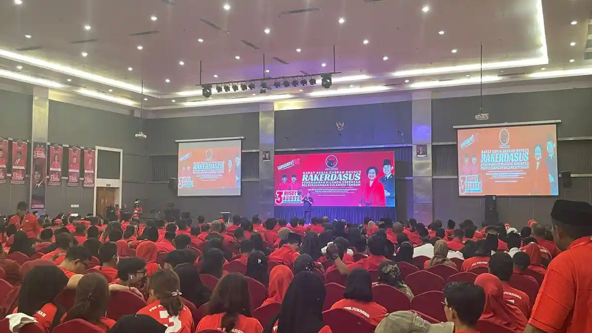Gelar Rakerdasus, PDIP Sulteng Targetkan Rusdy Mastura-Sulaiman Agusto Menang Mutlak di Pilkada 2024