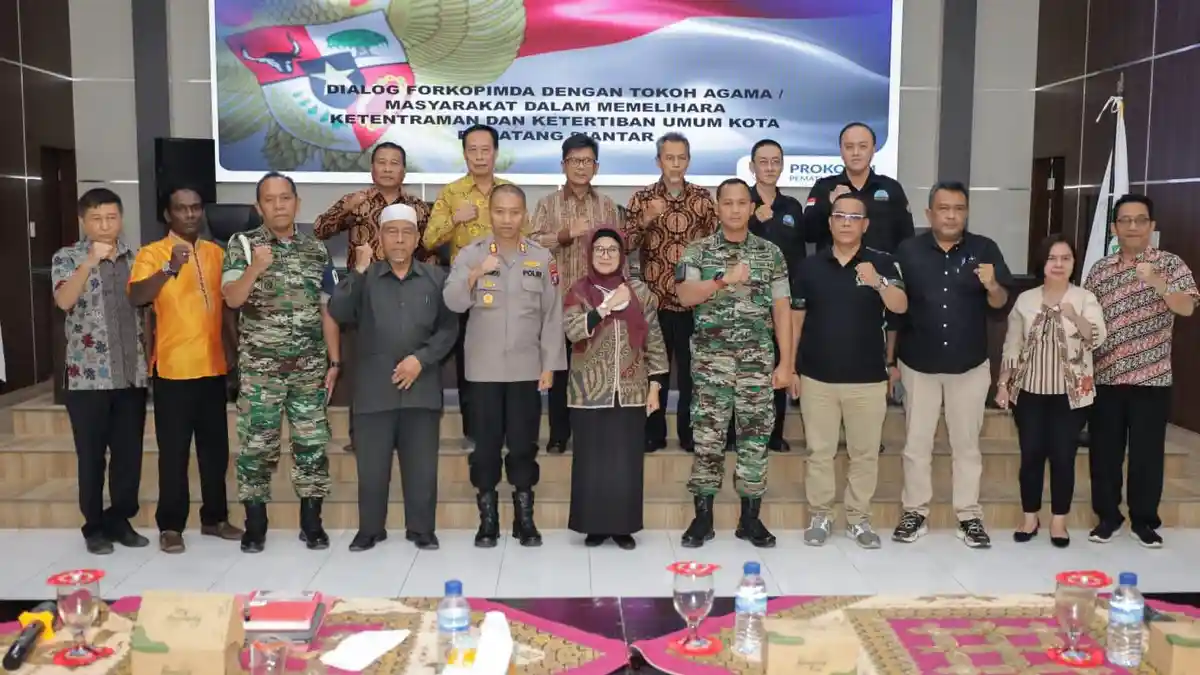 Forkopimda dan Tokoh Agama Serukan Pematang Siantar Kota Toleransi