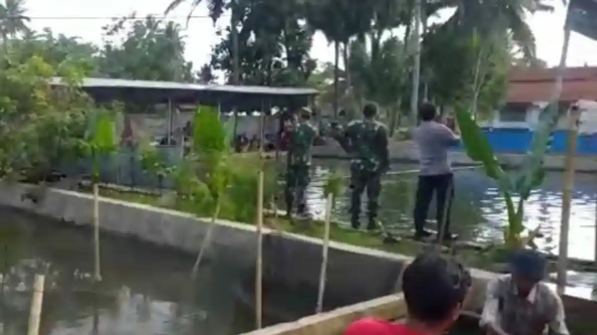 PPKM Darurat Tasik Tempat Pemancingan Pun Digerebek, Pemancing Langsung Ngacir, Pemilik Kena Sanksi