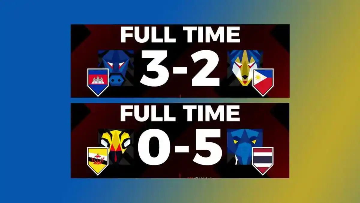 Hasil, Klasemen, Top Skor Piala AFF 2022 Setelah Thailand Menang, Kamboja Menang