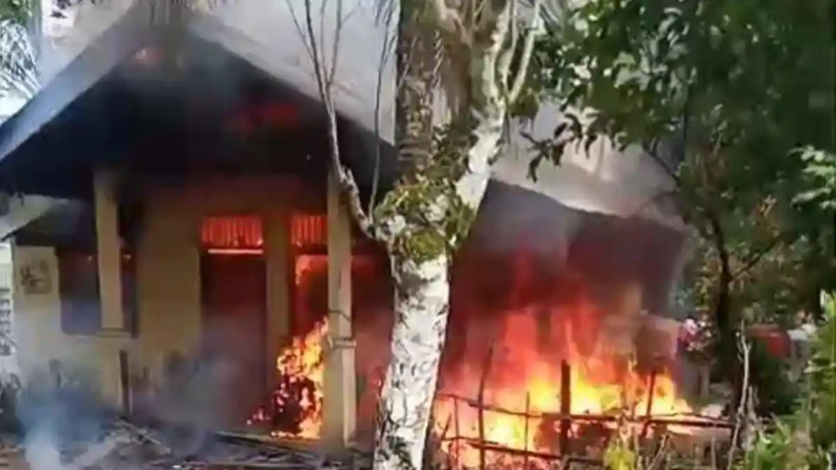 Satu Rumah Warga di Alue Raya Aceh Barat Terbakar, Kerugian Ditaksir Capai Rp 250 Juta