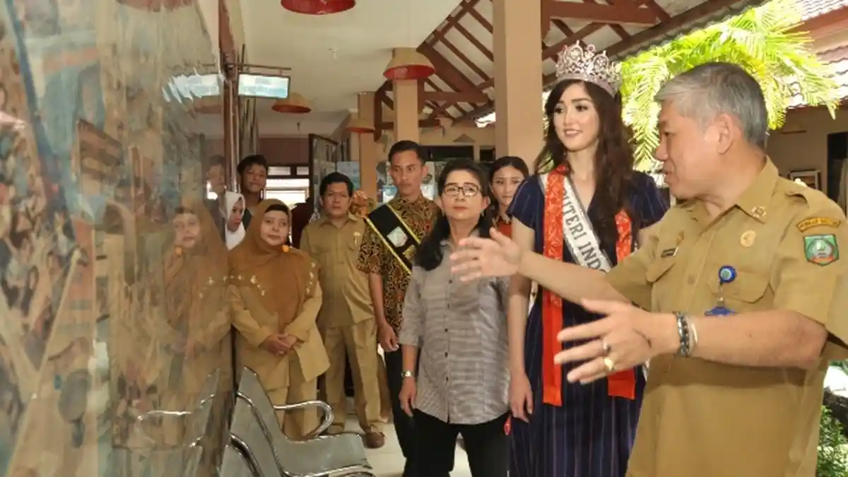 Puteri Indonesia 2018 Pulang Kampung, Sonia Kunjungi Objek Wisata Owun Disbudpar Belitung Timur