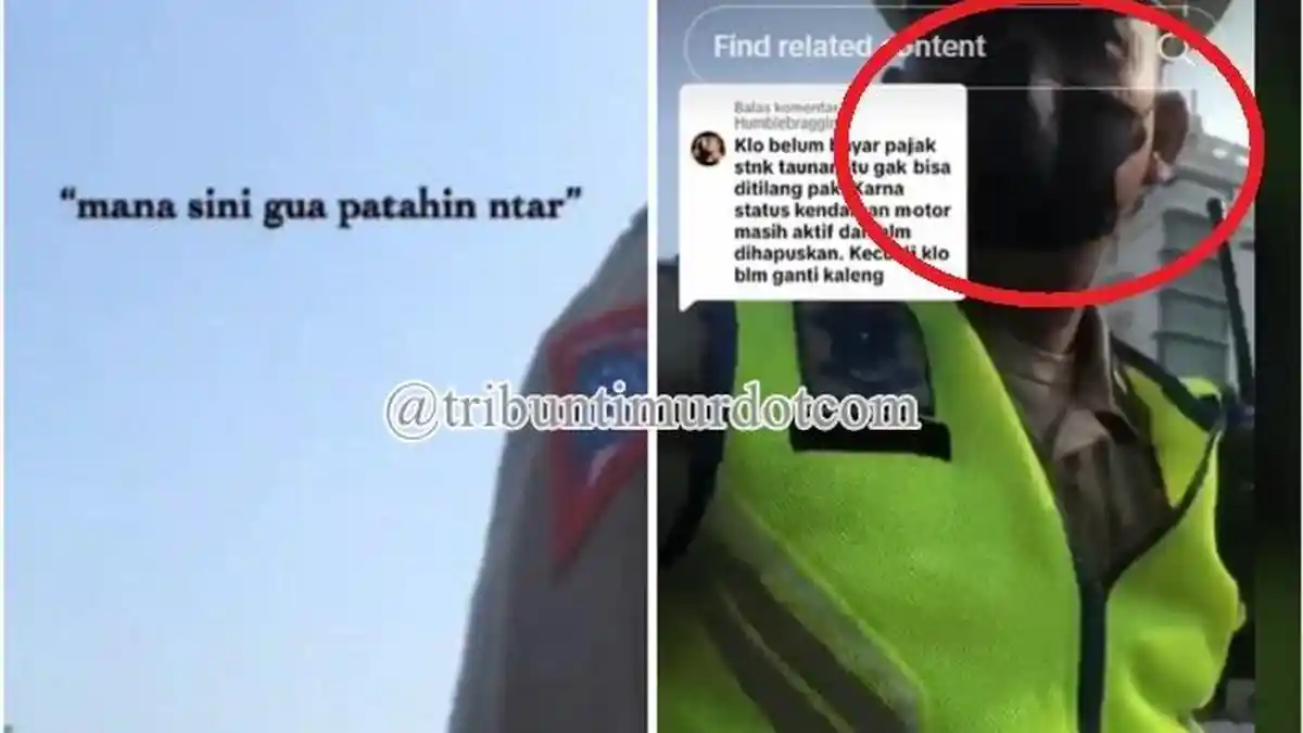 Viral Video Lain Momen Polisi Arogan Ngomong Kasar ke Pengendara, Ternyata Komandannya Lebih Bijak