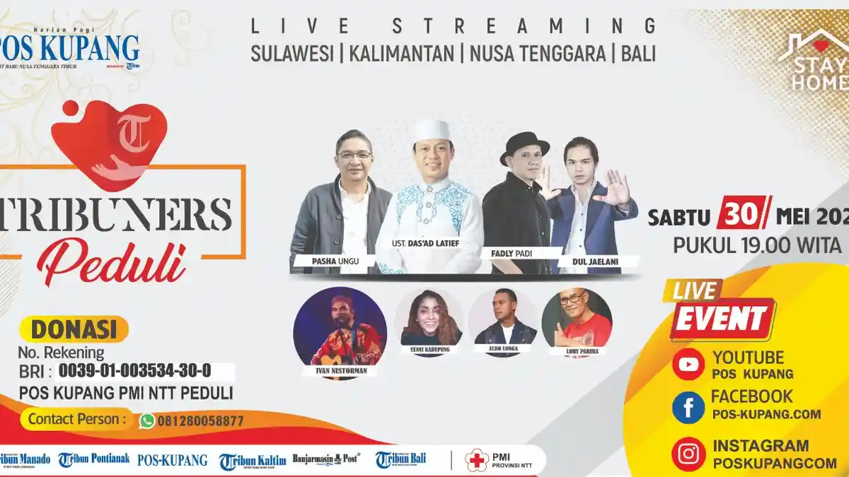 Pos Kupang Gelar Konser Virtual, Galang Dana untuk Warga Terdampak Covid-19