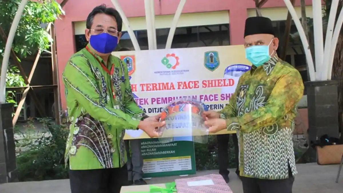Pemkab HSU Bakal Bagikan Face Shield ke Pedagang Makanan