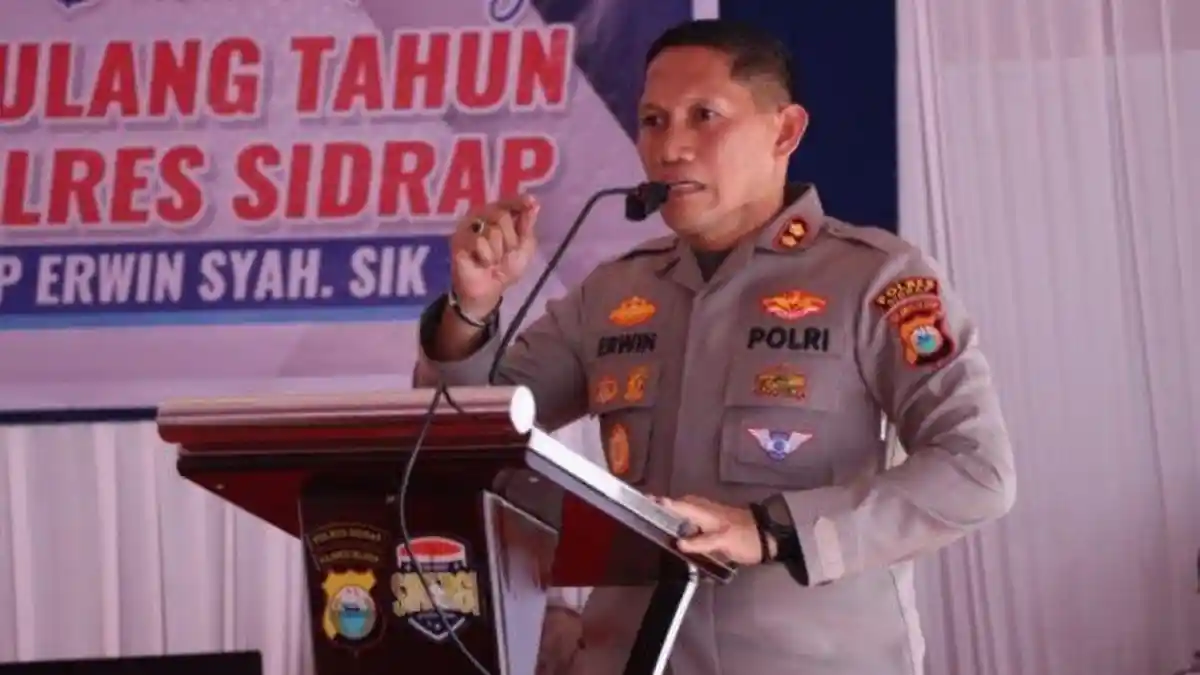 Mutasi 7 Perwira Polres Sidrap, Kasat Lantas dan Kasat Reskrim Berganti