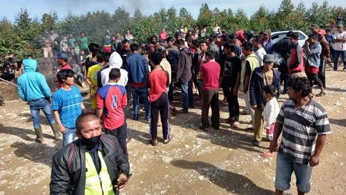 Satu dari LIma Anggota Komplotan Pencuri Komputer Alat Berat di Tapanuli Utara Tewas Dihakimi Massa