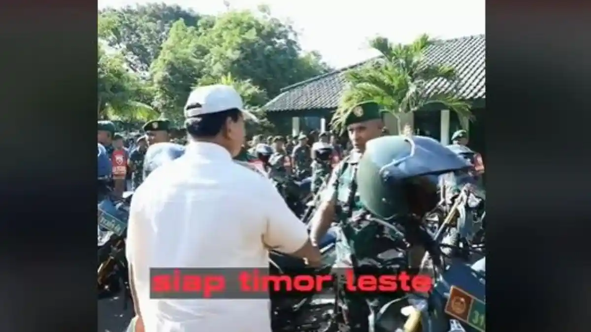 Reaksi Prabowo saat Temukan Prajurit TNI Asal Timor Leste yang Masih Setia ke NKRI