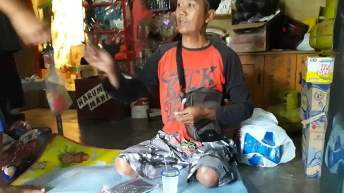 Dua Kaki Tiada, Tapi Ahmad Syafei Tanggung Jawab Nafkahi Anak Istri