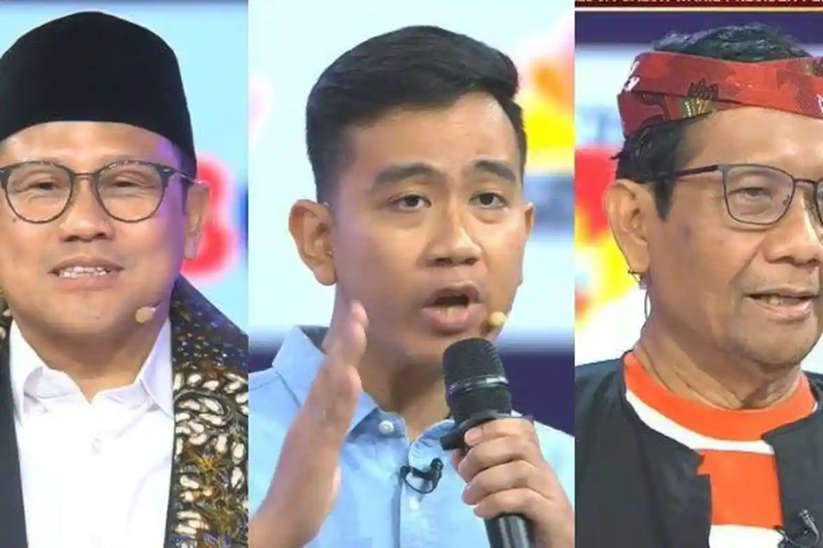 Gibran di Debat Cawapres 2024: Ingatkan Cak Imin Potong Tumpeng di IKN, Mahfud MD Diminta Googling