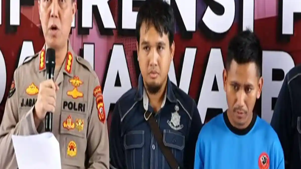 Pegi Alias Perong Akhirnya Muncul Saat Rilis, Gelisah & Geleng Kepala Saat Polisi Bacakan Kronologi