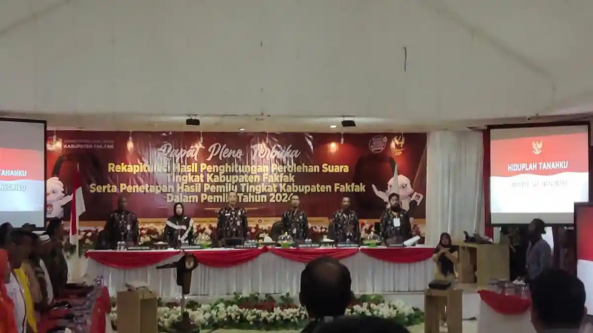 Daftar 20 Caleg yang Lolos ke DPRD Fakfak Periode 2024-2029