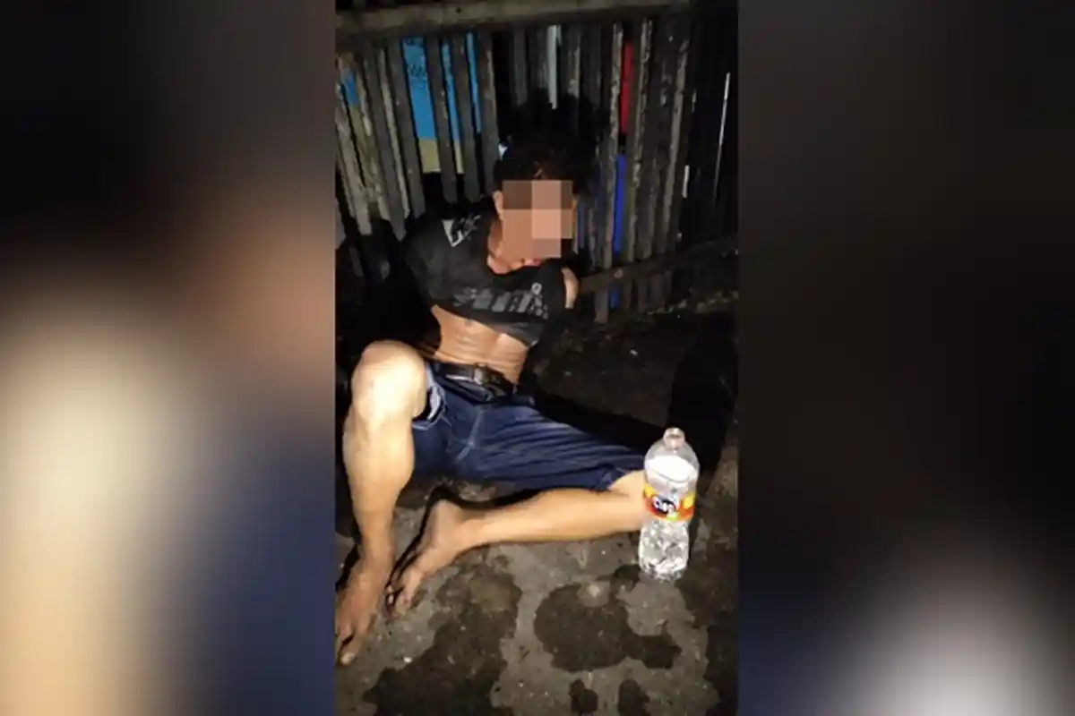 Tersangka Pencurian Celengan Musala di Banjarmasin Ini Dihajar Massa