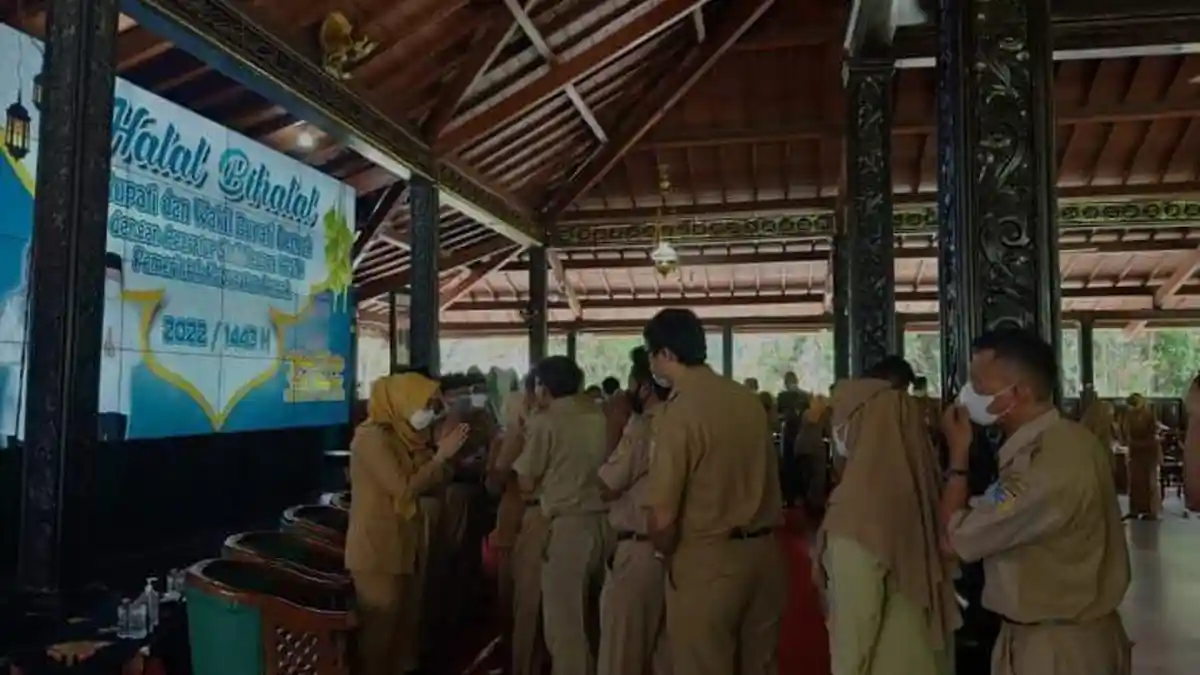 Hari Pertama Bekerja, Pemkab Demak Gelar Halal bihalal