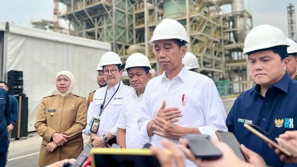 Presiden Jokowi Resmikan Ekspansi PT Smelting Gresik, Khofifah Optimistis Perkuat Hilirisasi