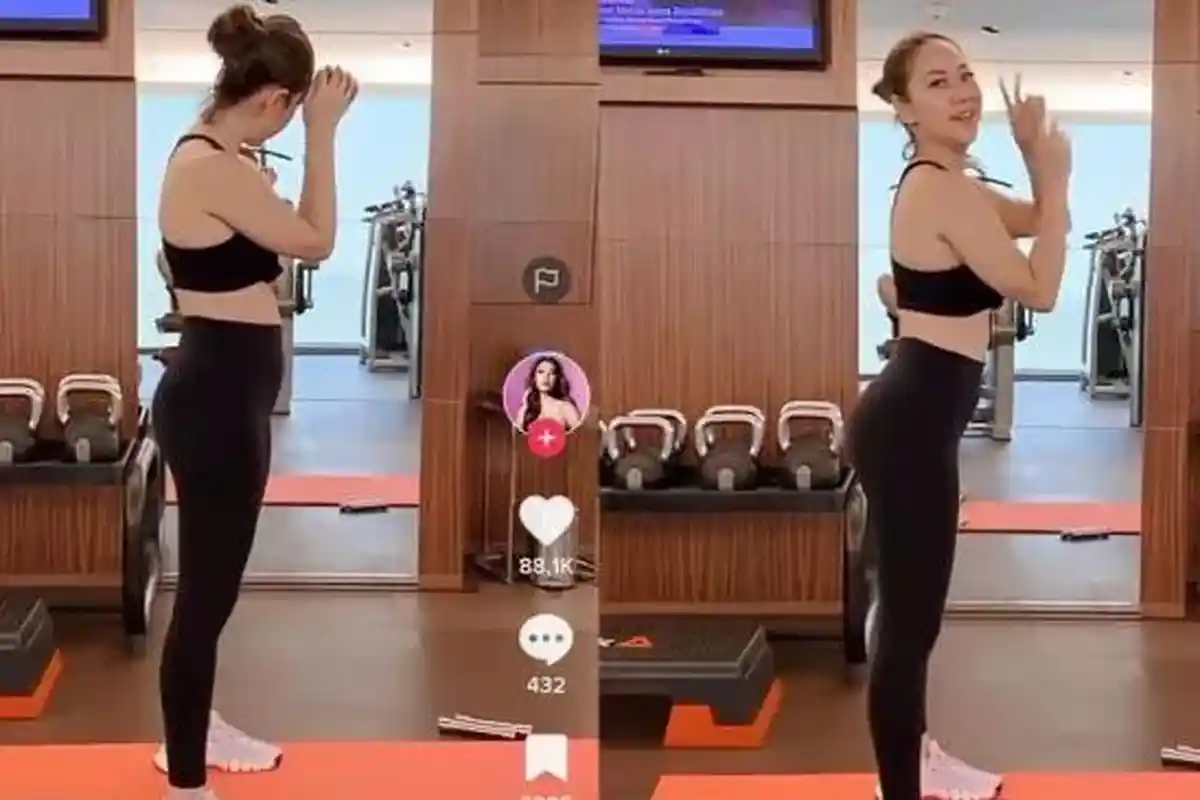 BCL Pakai Legging Pamer Perut Langsing Buat yang Belum Paham