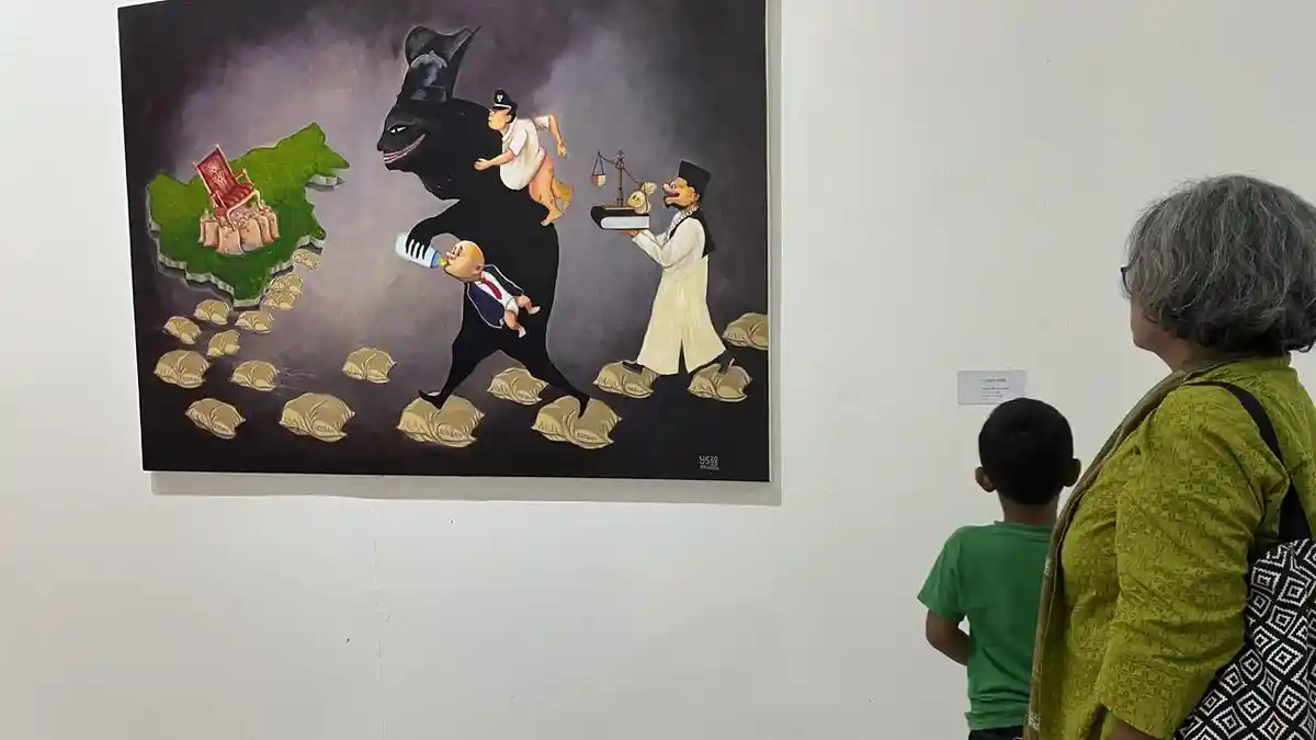 32 Alumni 91 FSRD ISI Yogya Gelar Pameran Nusarupa di Bale Banjar Sangkring Nitiprayan
