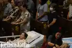 Peringati Hari Orang Sakit Sedunia, Ratusan Pasien Lakukan Misa di Gereja SMTB Surabaya