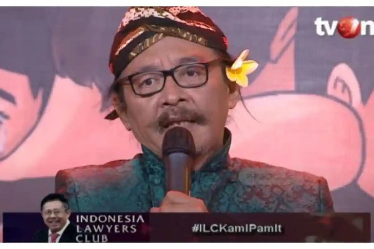 Sudjiwo Tedjo Malah Tertawa ILC Ditutup, Sindir Karni Ilyas Soal FPI: Ini Karena Pengaruh Luar Kan?