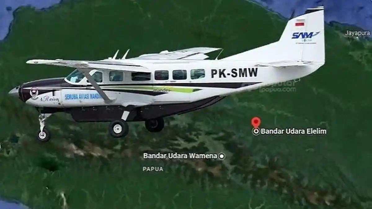 Pesawat SAM Air Disewa Guru SD, Hilang Kontak di Papua, Ini Identitas Pilot dan Penumpang