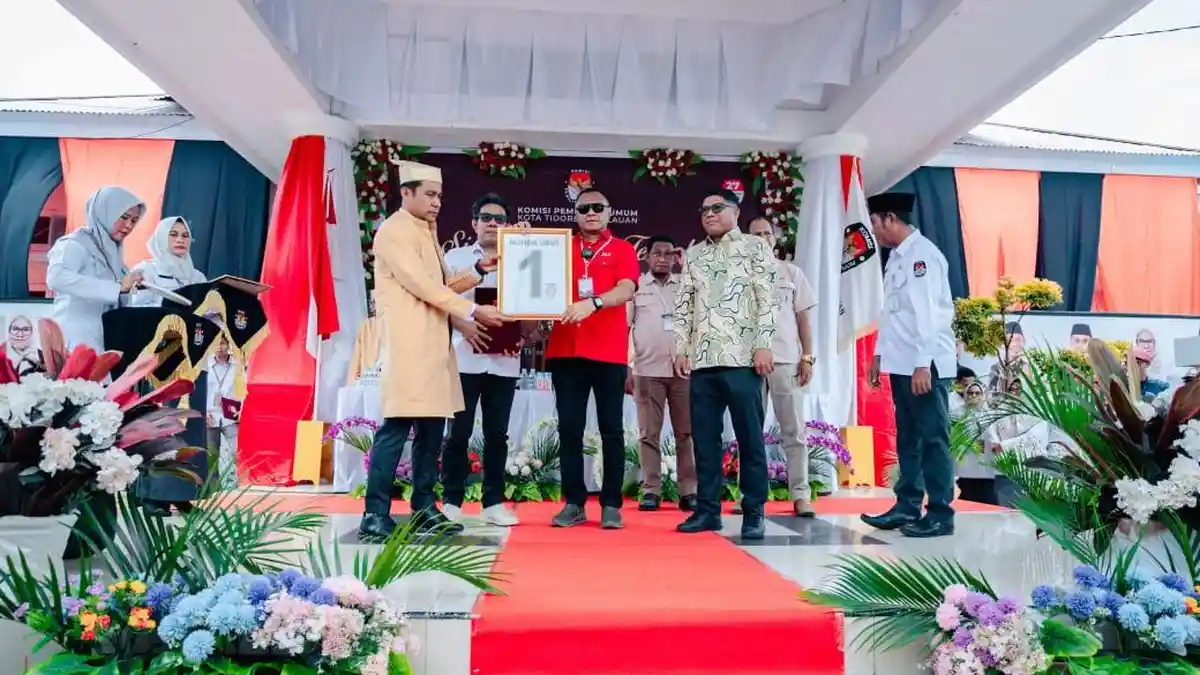Dapat Nomor Urut 1, Muhammad Sinen Optimis MASI-AMAN Menang 1 Putaran di Pilkada Tidore 2024