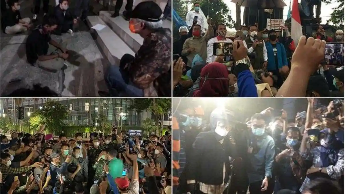 Anies Sebut Pendemo Tolak UU Cipta Kerja Upaya Tegakan Keadilan, Ini Sikap Ridwan, Ganjar dan Risma