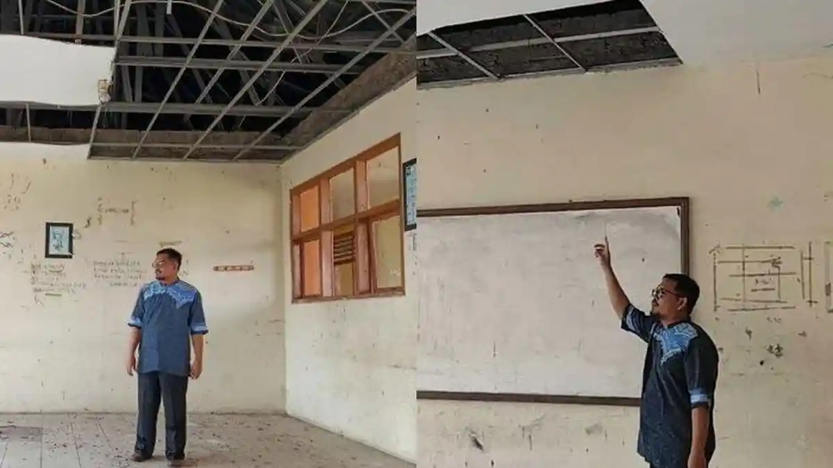 Nestapa Guru Lulusan S1 Digaji Rp300 Ribu, Murid Baru Cuma 11 Orang, Kepsek: Hanya Bisa Berdoa