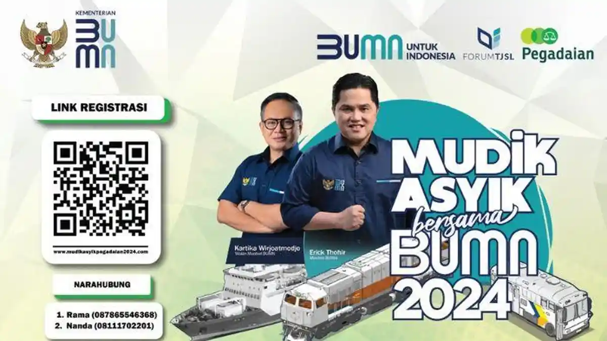 Siap-Siap Daftar! Pegadaian Kembali Menggelar Program Mudik Asik Bersama BUMN 2024