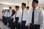 Di Tengah Wabah Virus Corona, KPU Demak Tetap Lantik PPS