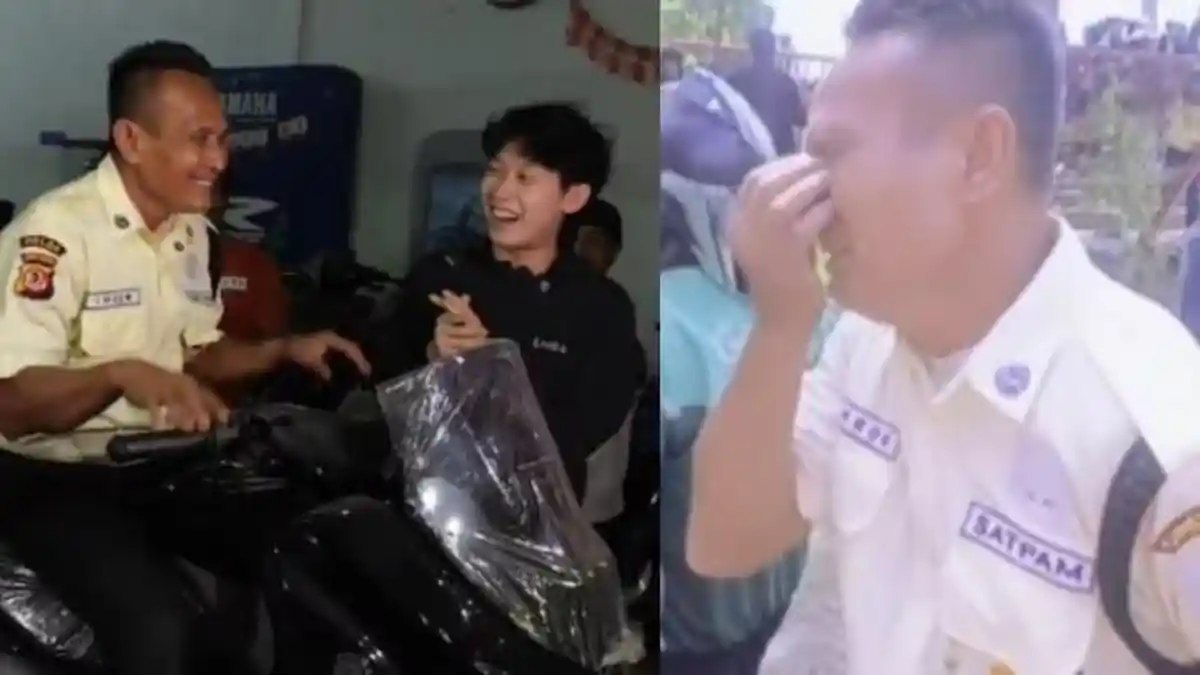 Willie Salim Ganti Motor Satpam yang Dibakar Massa di Gedung DPRD Cirebon
