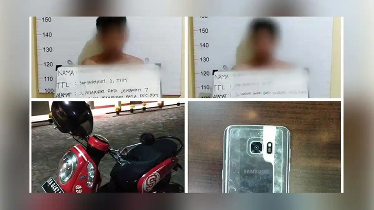 Seorang Pengendara Berhasil Membuat Jambret Tertangkap, Saat Mengejar Dia Selalu Berteriak