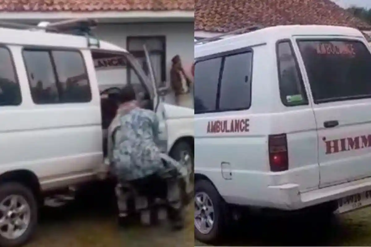 Detik-Detik Sopir Ambulans Meninggal Usai Antar Jasad di Jabar, Jatuh Mendadak 